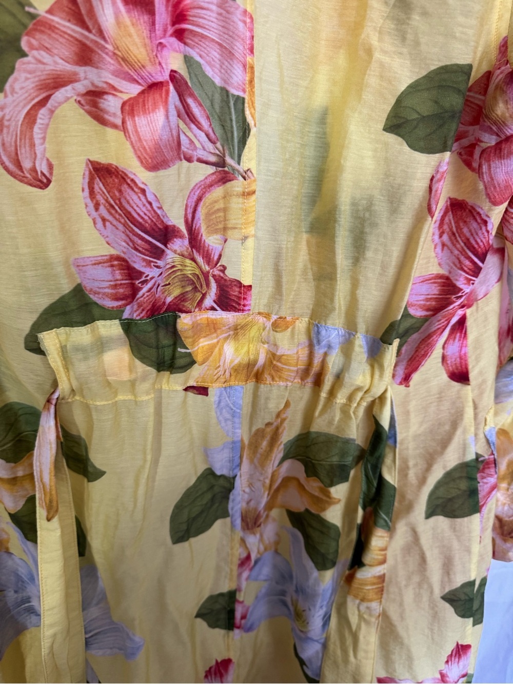 Maeve Sheer Printed Trench Coat size XS - Picture 8 of 8